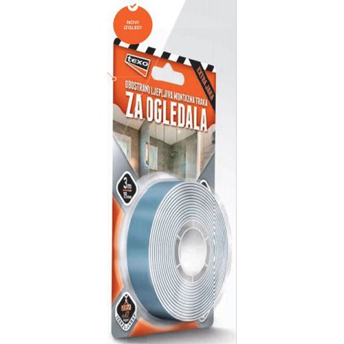 TRAKA OBOSTRANO LJEPLJIVA ZA OGLEDALA 19MM 3M