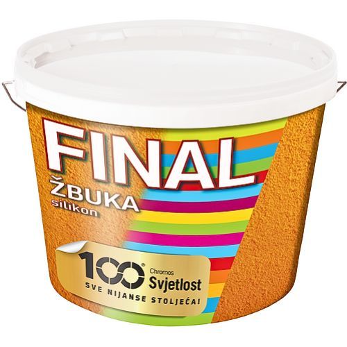 FINAL ŽBUKA SILIKONSKA ZAGLAĐENA BIJELA 1.5MM 25KG