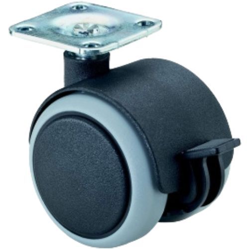 KOTAČ ZA NAMJEŠTAJ SA PLOČICOM 40MM + KOČNICA