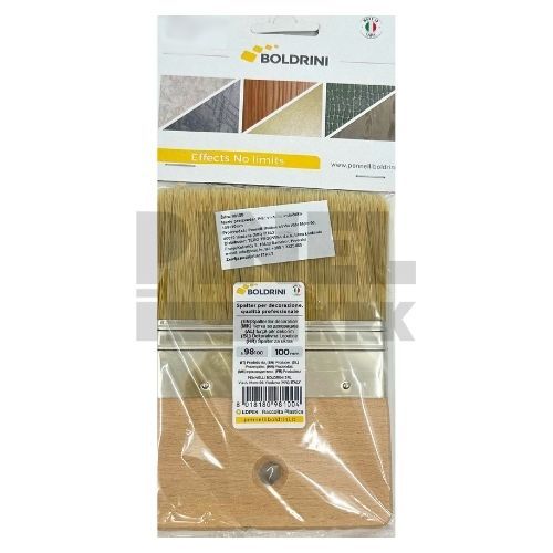 BOLDRINI ČETKA DEKOR TVRDA 100X10MM
