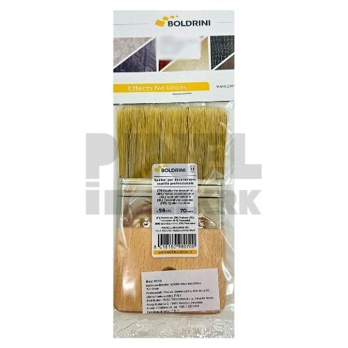 BOLDRINI ČETKA DEKOR TVRDA 70X10MM