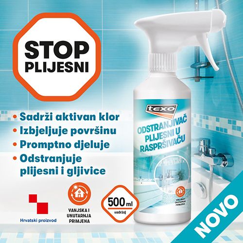 SPREJ ODSTRANJIVAČ PLIJESNI 500ML TEXO