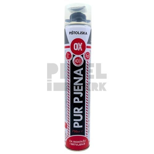 PUR PJENA OX POLIURETANSKA PIŠTOLJSKA 750ML