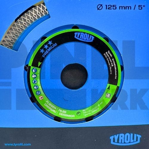 PLOČA DIJAMANTNA TYR. KERAM. PLOČ. 125X1,2X22,23