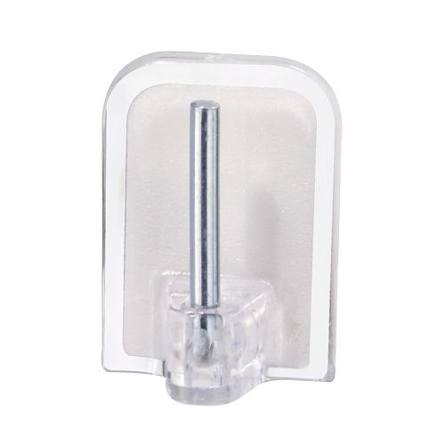 KUKA ZA ZAVJESE SAMOLJEPLJIVA PVC BIJELA 17X24MM 4/1