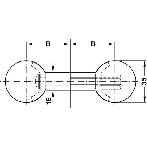 SPOJNICA RADNE PLOČE M6X150MM