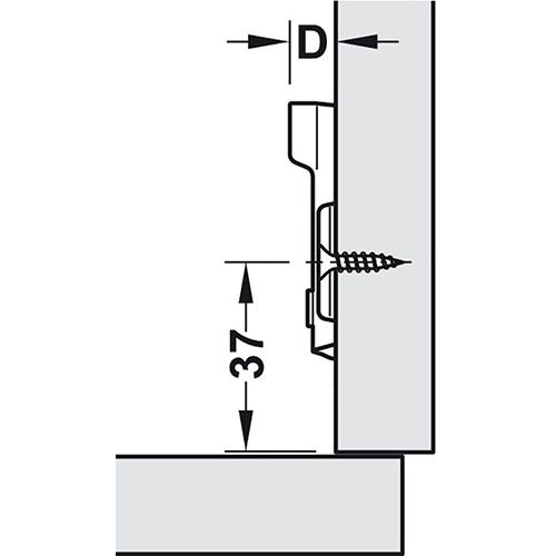 PLOČICA PODLOŽNA METALNA SM100/0MM