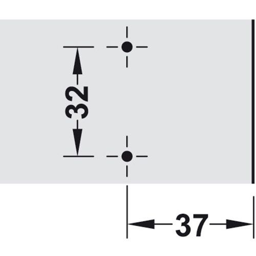 PLOČICA PODLOŽNA METALNA SM100/0MM