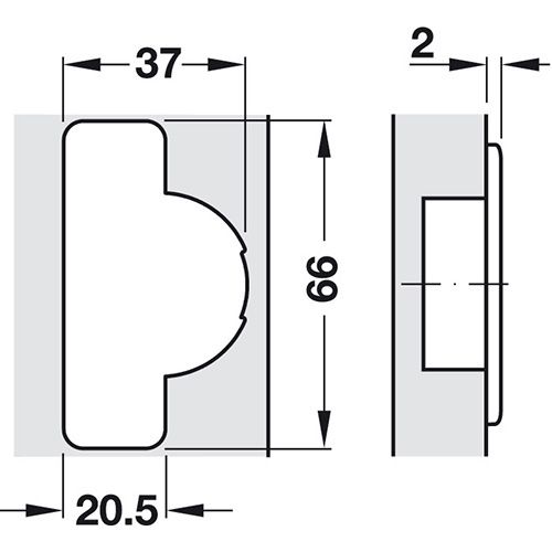 SPOJNICA RAVNA DUOMATIC PUSH 48/6