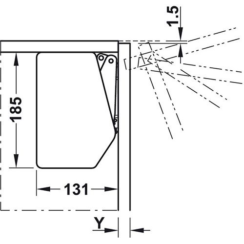 PODIZAČ 3,15D BIJELI