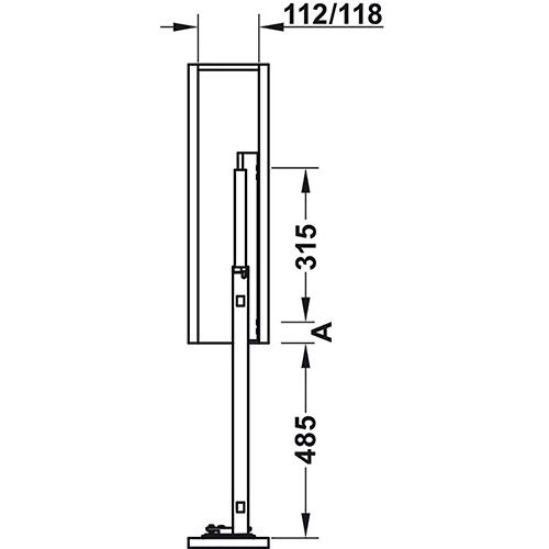 KOŠARA ZA DONJI ELEMENT 150MM