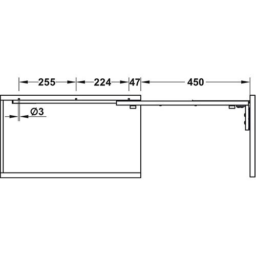 OKOV IZVLAČNI ZA 2 KOŠARE