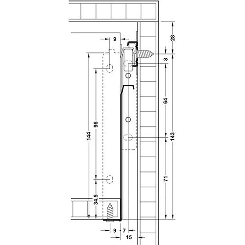 VODILICA MATRIX BOX SINGLE A25 86/400MM