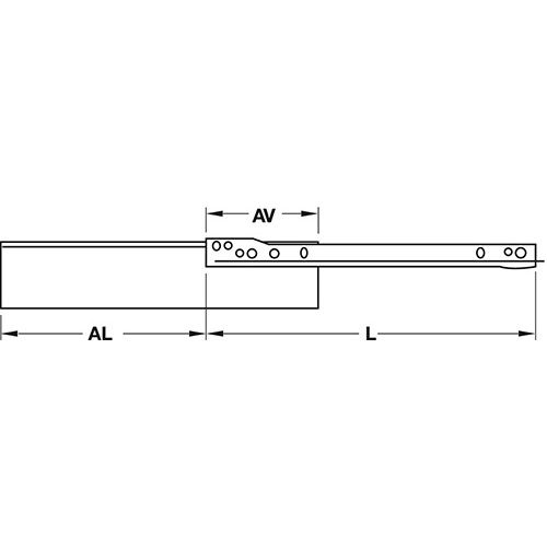 VODILICA MATRIX BOX SINGLE A25 118/450MM