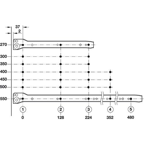VODILICA MATRIX BOX SINGLE A25 150/350MM