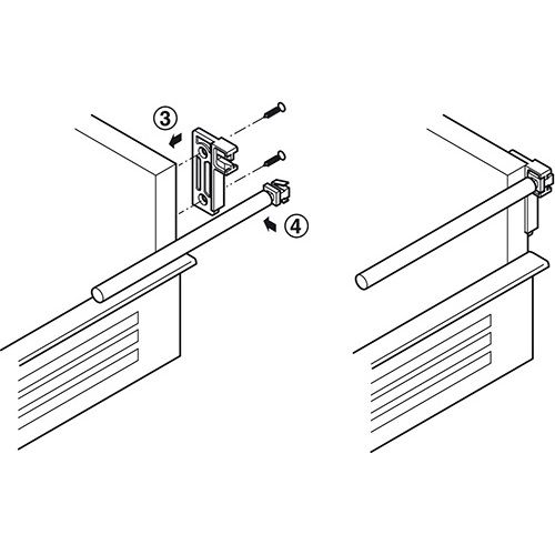 RELING ZA MATRIX BOX SINGLE A25 350MM