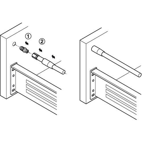 RELING ZA MATRIX BOX SINGLE A25 450MM