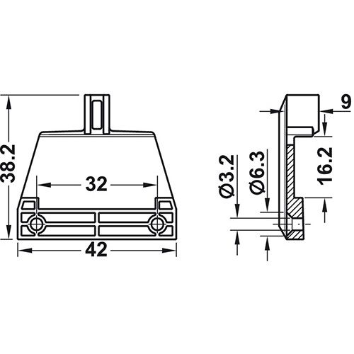 UBLAŽIVAČ ZA MATRIX BOX SINGLE 16MM