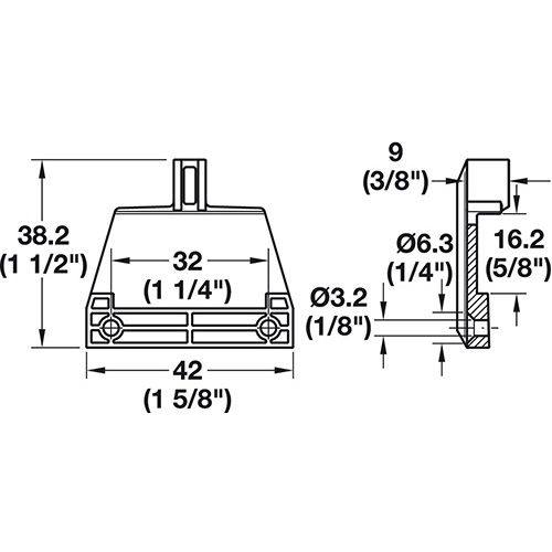 UBLAŽIVAČ ZA MATRIX BOX SINGLE 16MM