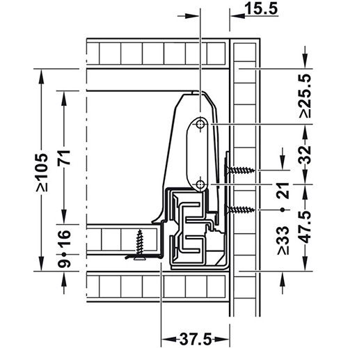 VODILICA MATRIX BOX S35 16/84/350MM
