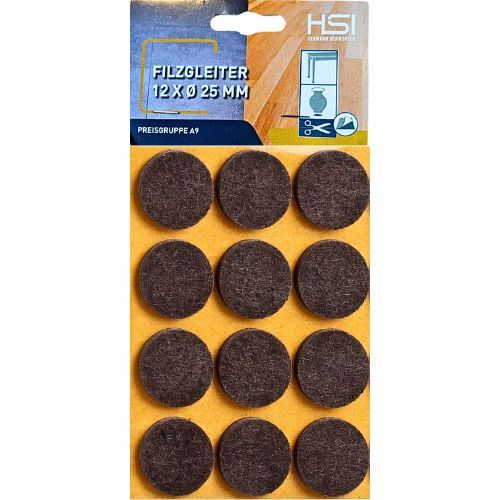 PODMETAČ FILC 25MM SMEĐI