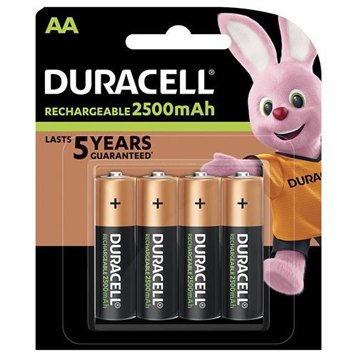 DURACELL BLISTER PUNJIVE AA K4 2500MAH 4/1