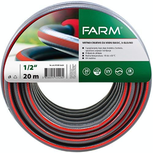 CRIJEVO ZA VODU VRTNO 1/2 20M BASIC