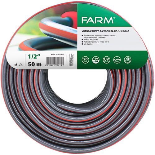 CRIJEVO ZA VODU VRTNO 1/2 50M BASIC