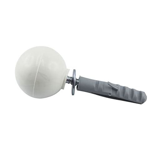 ODBOJNIK ZA VRATA KUGLA PVC BIJELI