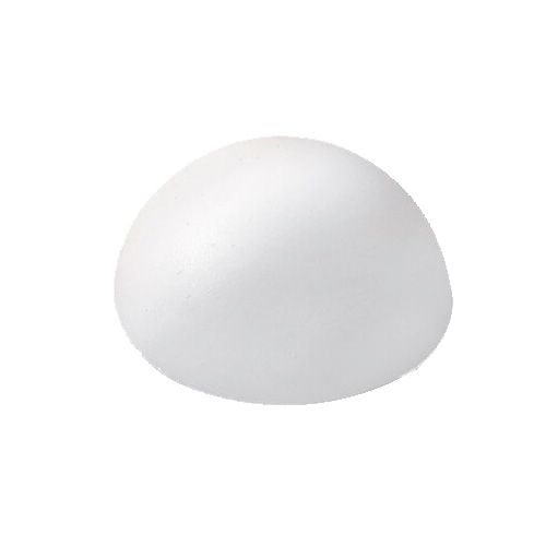 ODBOJNIK STOPER ZA VRATA POLUKUGLA PVC BIJELI 32MM