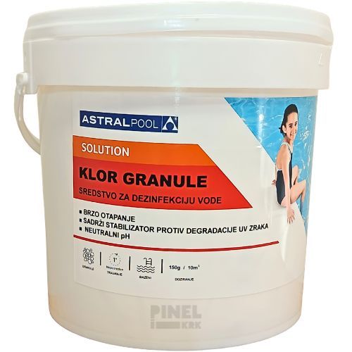 ASTRALPOOL KLOR GRANULE 55% 5KG