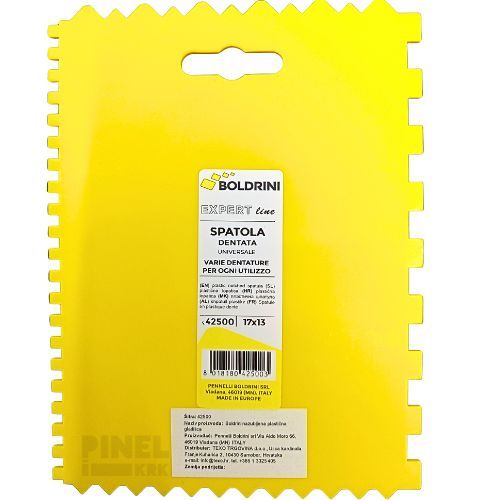 BOLDRINI GLADILICA NAZUBLJENA PVC