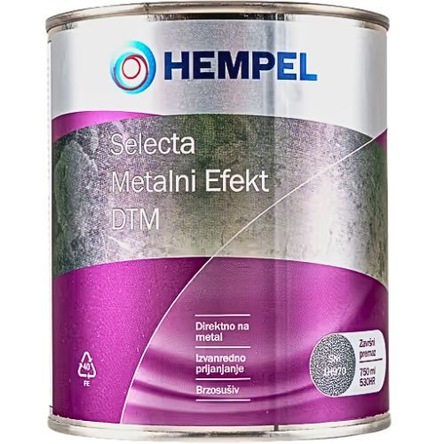 HEMPEL 530HR-6H990 SELECTA METAL EFEKT DTM SMEĐA 0,75L