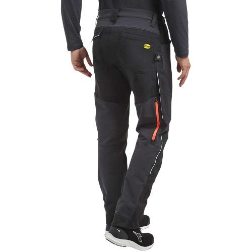 HLAČE DIADORA HYBRID CRNO SIVE S