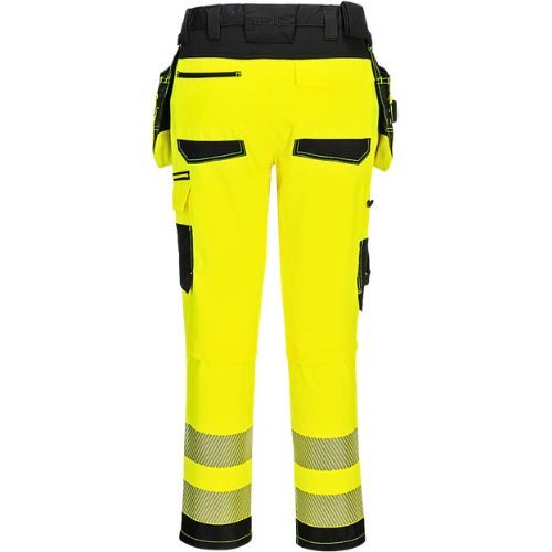 OUTLET HLAČE HI VIS DX4 DX454 CRAFT ŽUTO/CRNE 38/54