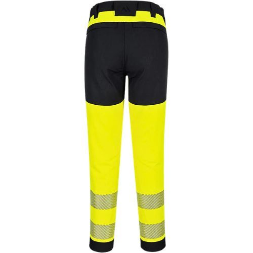 OUTLET HLAČE HI VIS STRETCH PW3 T140 ŽUTO/CRNE L