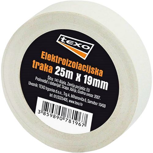 IZOLIR TRAKA BIJELA 19MMX25M