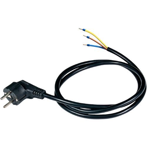 KABEL PRIKLJUČNI 16A 3X2,5MMX2M CRNI