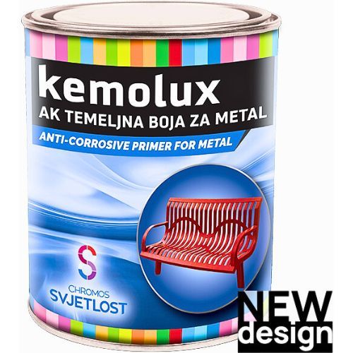 KEMOLUX AK TEMELJNA ZA METAL CRVENA T201 2.5L