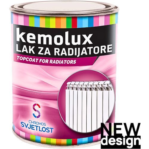 KEMOLUX S LAK BIJELI RADIJATOR 0.75L