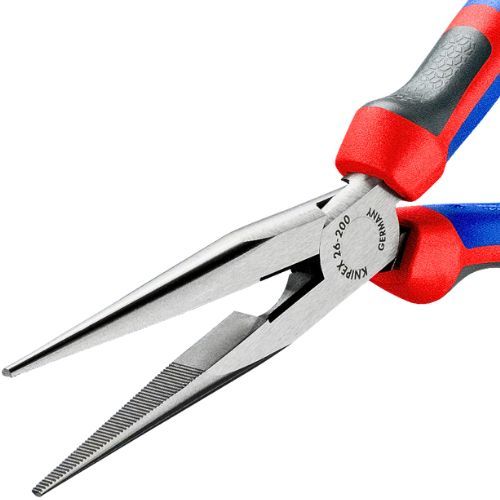 KNIPEX KLIJEŠTA POLUOKRUGLA ŠPIC RAVNA 200MM