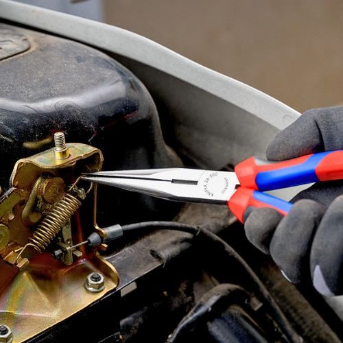 KNIPEX KLIJEŠTA POLUOKRUGLA ŠPIC RAVNA 200MM