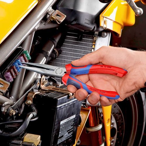 KNIPEX KLIJEŠTA POLUOKRUGLA ŠPIC RAVNA 200MM