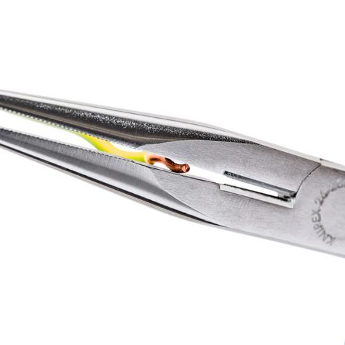 KNIPEX KLIJEŠTA POLUOKRUGLA ŠPIC RAVNA 200MM 1000V
