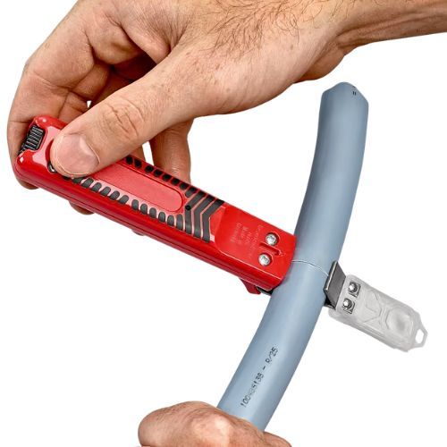 KNIPEX NOŽ ZA SKIDANJE IZOLACIJE S KUKOM