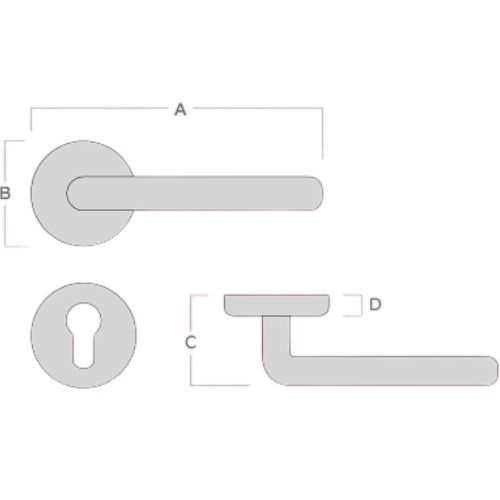 KVAKA KOVANA DOLOMITI ROZETA CILINDAR