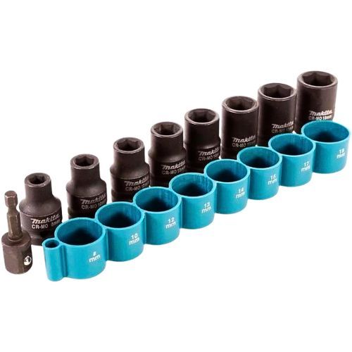 MAKITA SET UD.NAS.KLJUČ S ADAPTEROM 8-18MM 9/1 D-54645