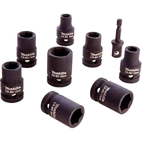 MAKITA SET UD.NAS.KLJUČ S ADAPTEROM 8-18MM 9/1 D-54645