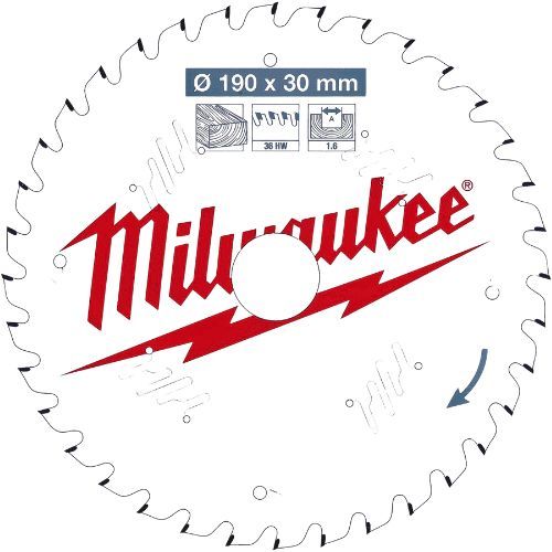 MILWAUKEE KRUŽNI LIST 190X30X1,6X36Z