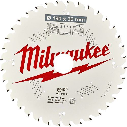 MILWAUKEE KRUŽNI LIST 190X30X1,6X36Z